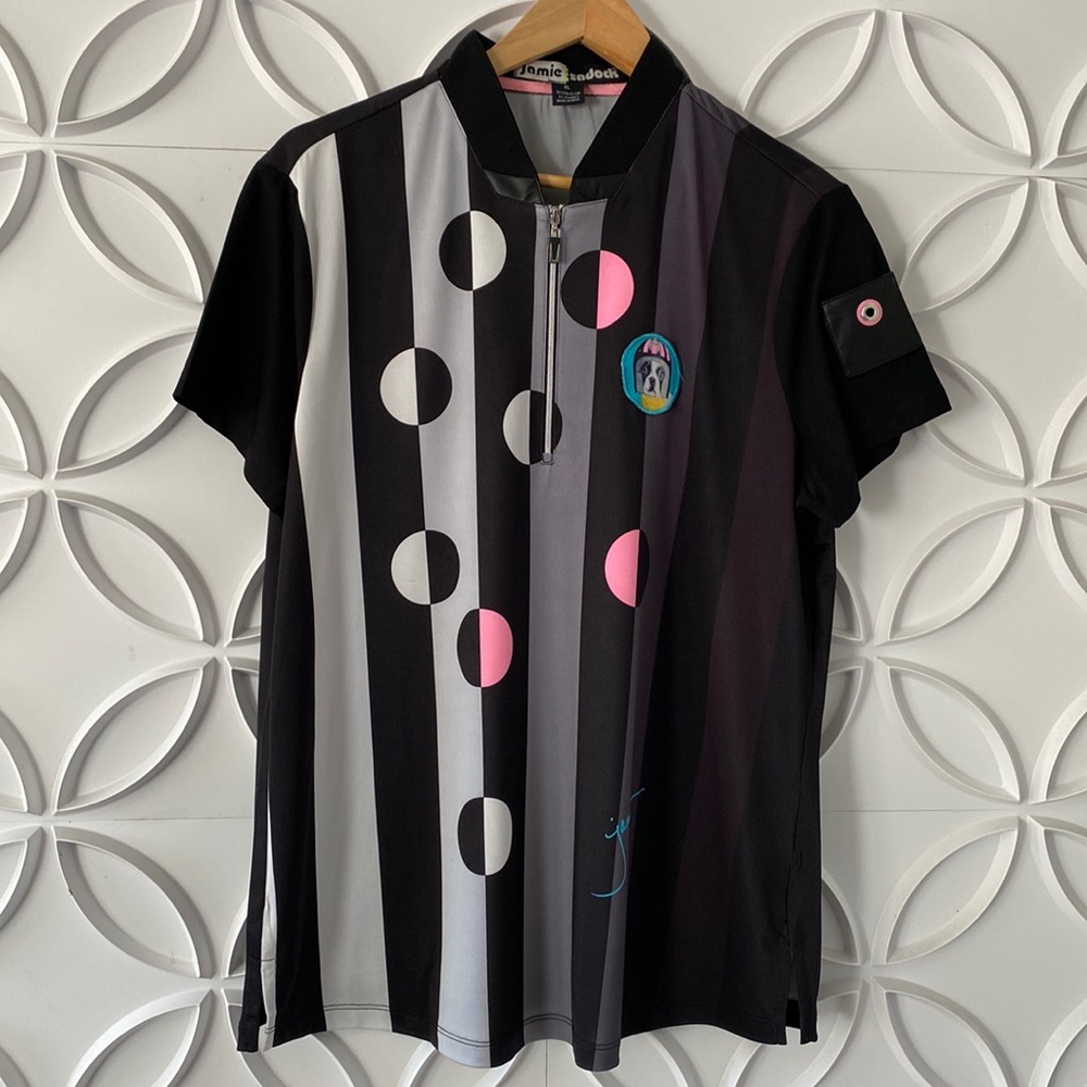 Jamie Sadock 1/4 Zip Golf Shirt